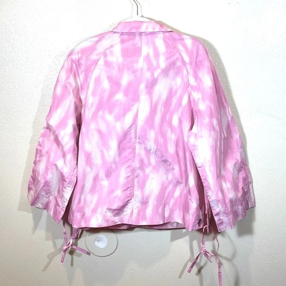 GANNI Long Sleeve Anorak In Dreamy Daze Phlox Pink size S/M - Picture 7 of 8